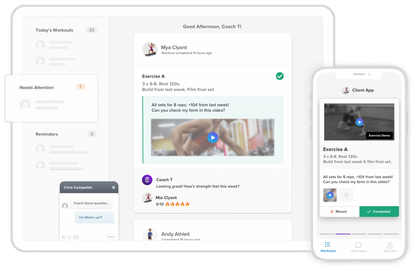 Coaching App Screenshot