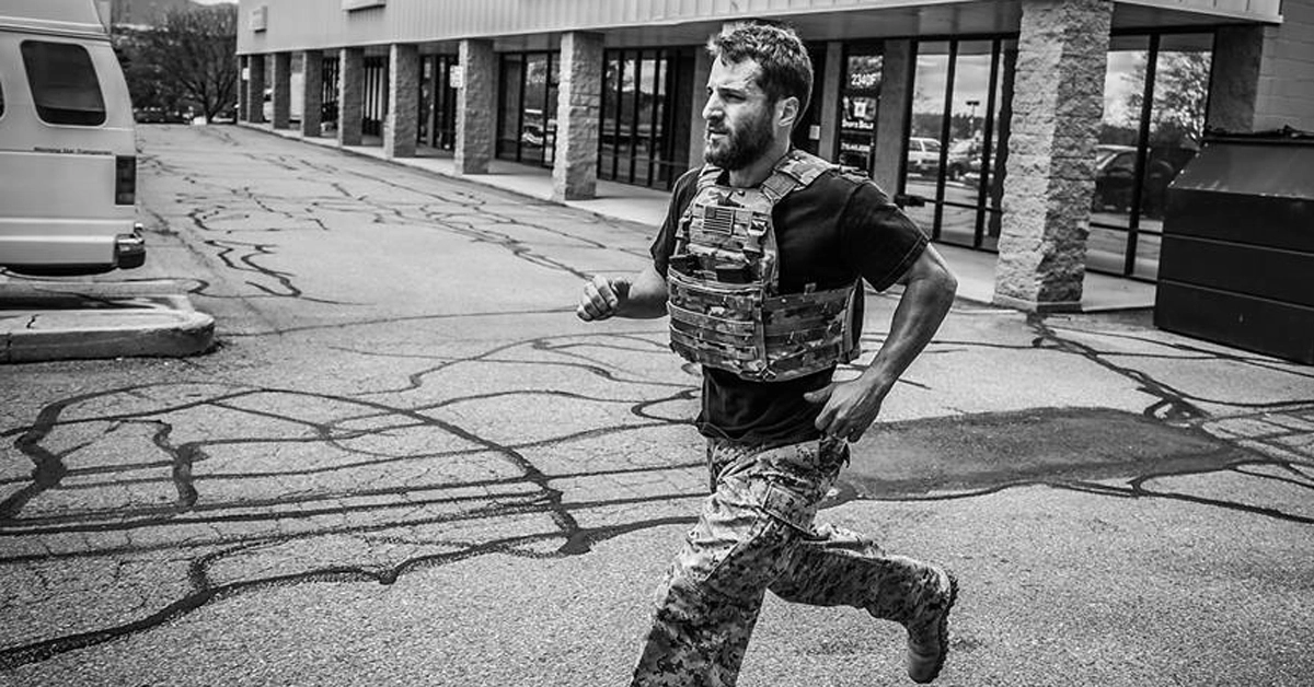 Running with Weight Vest & Body Armor