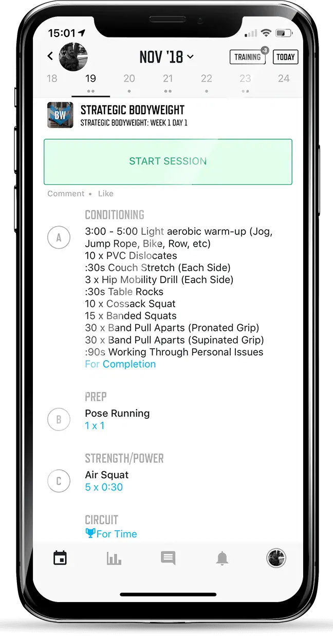 Strategic Bodyweight Program Mockup